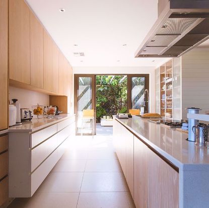 Picture of Wooden kitchen door