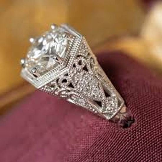 Picture of Vintage Style Engagement Ring